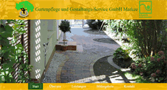 Desktop Screenshot of galabau-markee.de